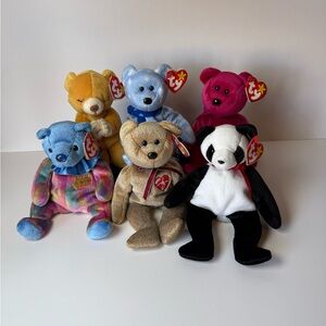 Ty Beanie Babies Colorful Plush Collection